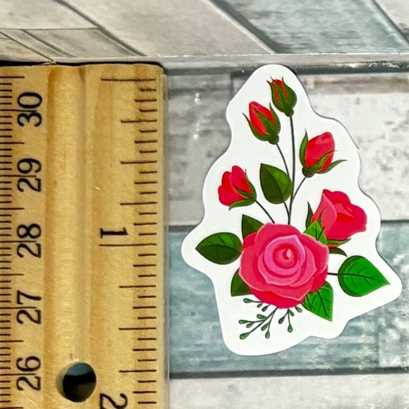 Other - 🌀10/$10🌀 Floral Flowers Plants Reusable Waterproof Vinyl Sticker Decal